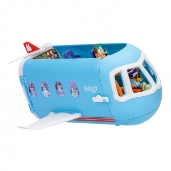 Moose Toys Bluey 3-in-1 lidmašīnas rotaļu komplekts, daudzkrāsains