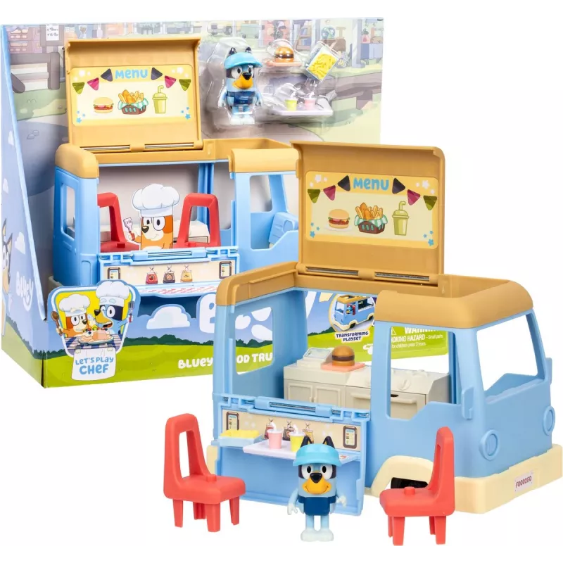 Rotaļlietu komplekts TMTOYS Moose Toys MS18919 — Bluey kafejnīcas rotaļlietu komplekts, plastmasa, daudzkrāsu, vecumam no 3 gadiem