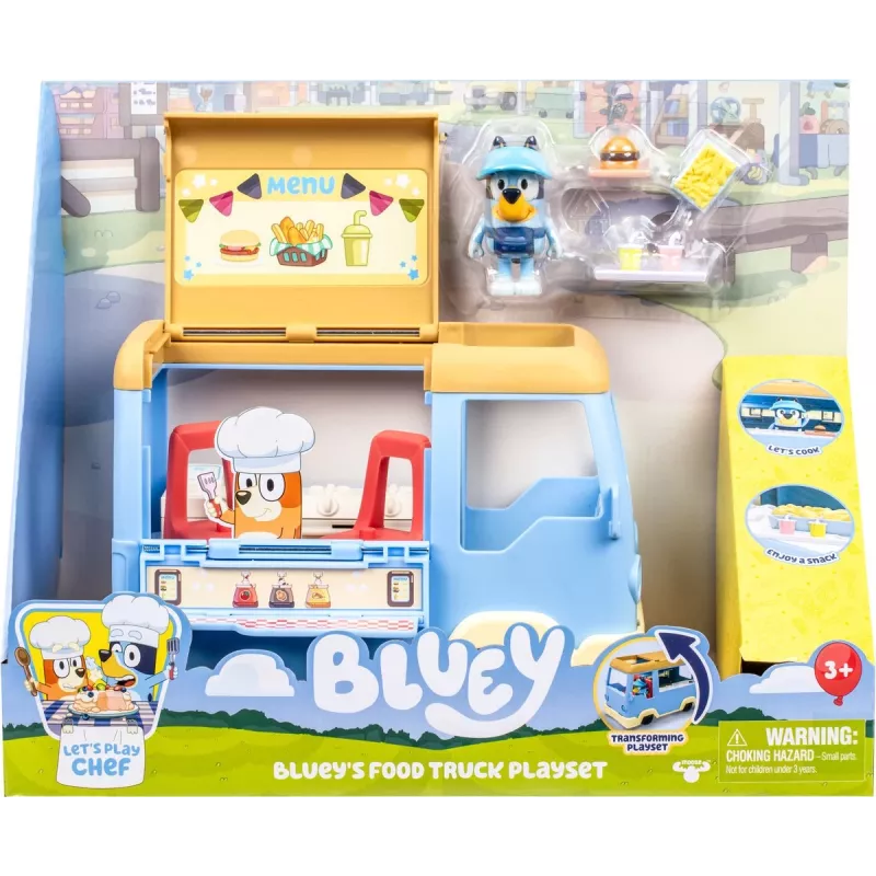 Rotaļlietu komplekts TMTOYS Moose Toys MS18919 — Bluey kafejnīcas rotaļlietu komplekts, plastmasa, daudzkrāsu, vecumam no 3 gadiem