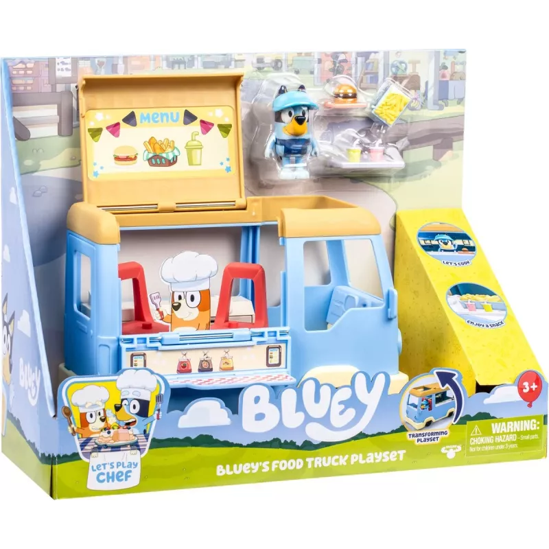 Rotaļlietu komplekts TMTOYS Moose Toys MS18919 — Bluey kafejnīcas rotaļlietu komplekts, plastmasa, daudzkrāsu, vecumam no 3 gadiem