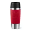 EMSA Travel Mug Classic N2020400 ceļojumu krūze 360 ml Melna, Sarkana, Nerūsējošais tērauds
