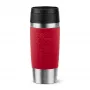 EMSA Travel Mug Classic N2020400 ceļojumu krūze 360 ml Melna, Sarkana, Nerūsējošais tērauds