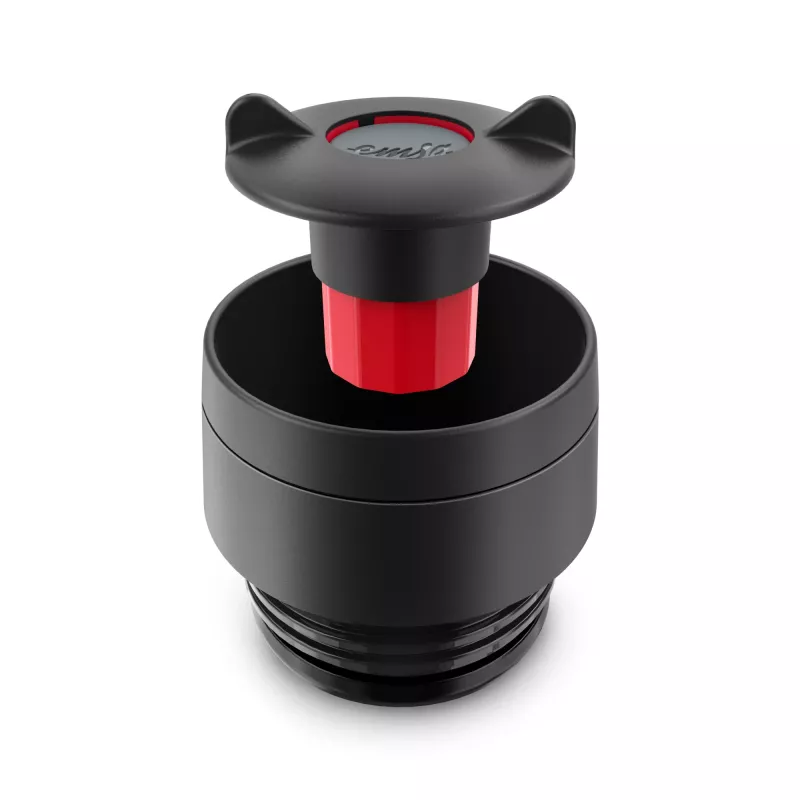 EMSA Travel Mug Classic N2020400 ceļojumu krūze 360 ml Melna, Sarkana, Nerūsējošais tērauds