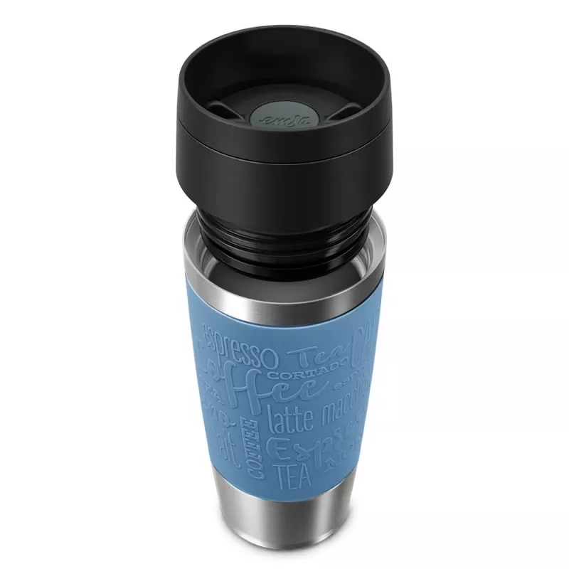 EMSA Travel Mug Classic 360 ml zils nerūsējošā tērauda termokrūze