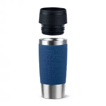 EMSA Travel Mug Classic N2020300 ceļojumu krūze 360 ml Melna, Zila, Nerūsējošais tērauds Nerūsējošais tērauds