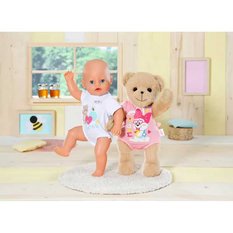 BABY born Bear balta, Rotaļu lācītis BABY born Bear balta. Produkta veids: Rotaļu lācītis, Ieteicamais vecums (maks.): 12 g.