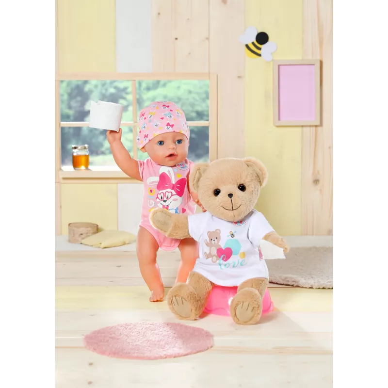 BABY born Bear balta, Rotaļu lācītis BABY born Bear balta. Produkta veids: Rotaļu lācītis, Ieteicamais vecums (maks.): 12 g.