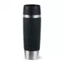 EMSA Travel Mug Waves Grande 500 ml melns, nerūsējošais tērauds