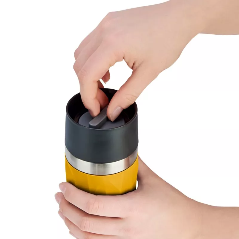 EMSA ceļojumu krūze Compact 300 ml Nerūsējošais tērauds, Dzeltena