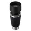 EMSA Travel Mug Waves 360 ml melns nerūsējošā tērauda ceļojuma krūze