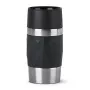 EMSA N21601 konteineris 0,3 ml melns, nerūsējošais tērauds