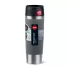 Ceļojumu krūze EMSA Classic Grande 500 ml — pelēks nerūsējošais tērauds, silikona pārklājums, polipropilēna vāks, Ø 8,3 cm × 240 mm