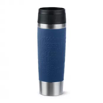 EMSA Travel Mug Classic N2022100 ceļojumu krūze 500 ml Melna, Zila, Nerūsējošais tērauds Nerūsējošais tērauds