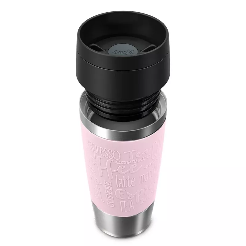 EMSA Travel Mug Classic 360 ml rozā nerūsējošā tērauda ceļojumu krūze