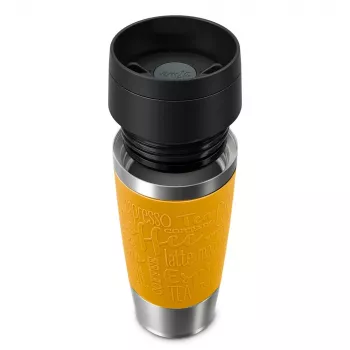 EMSA Travel Mug Classic 360 ml dzeltena nerūsējošā tērauda ceļojumu krūze