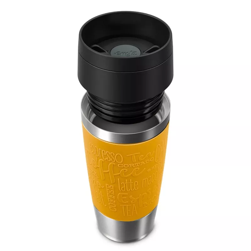 EMSA Travel Mug Classic 360 ml dzeltena nerūsējošā tērauda ceļojumu krūze