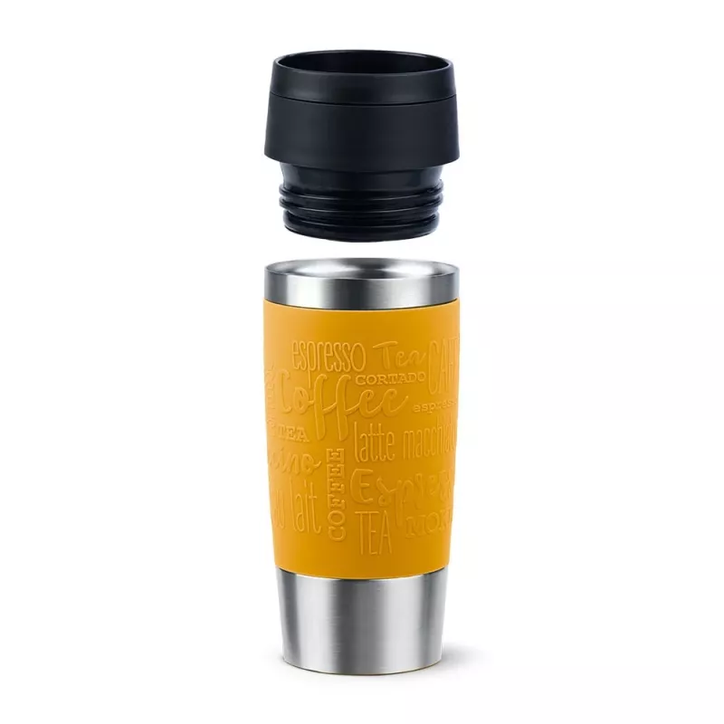 EMSA Travel Mug Classic 360 ml dzeltena nerūsējošā tērauda ceļojumu krūze