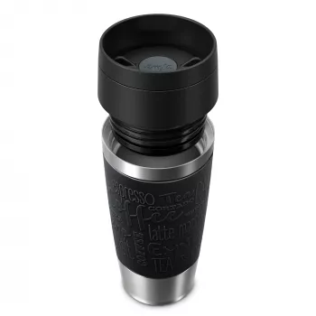 EMSA Travel Mug Classic N2020200 ceļojumu krūze 360 ml Melna, Nerūsējošais tērauds Nerūsējošais tērauds