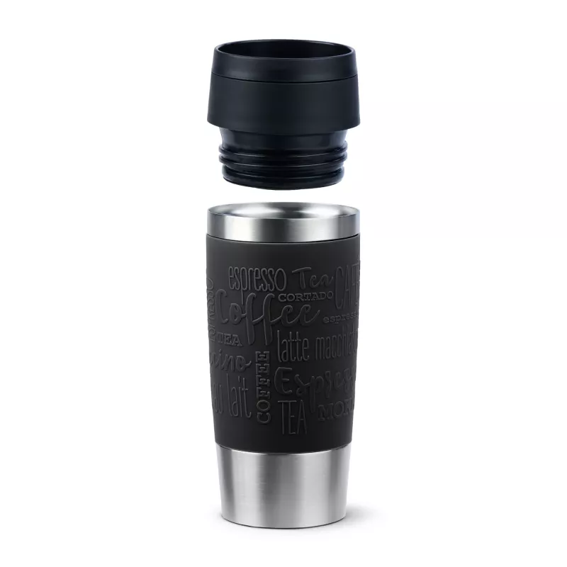 EMSA Travel Mug Classic N2020200 ceļojumu krūze 360 ml Melna, Nerūsējošais tērauds Nerūsējošais tērauds