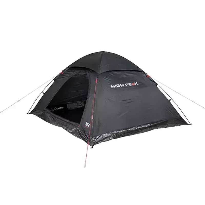 Kupolveida telts High Peak Monodome XL 4 personām melna