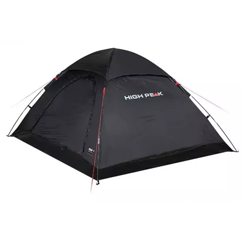 Kupolveida telts High Peak Monodome XL 4 personām melna