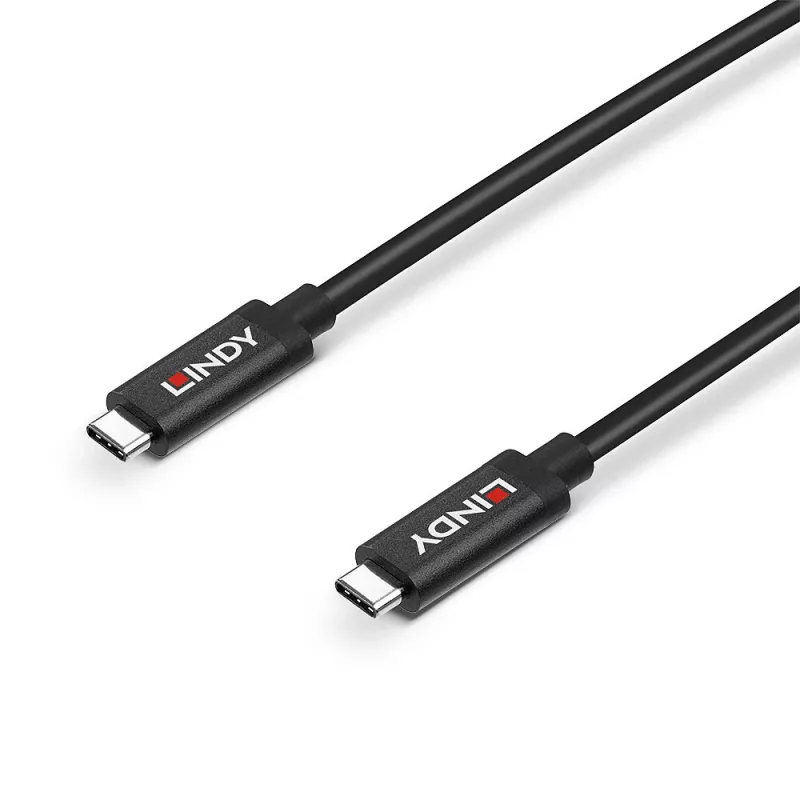USB kabelis Lindy 3m USB 3.2 Gen 2 C/C Active kabelis
