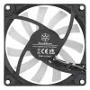 Ventilators Silverstone Air Slimmer 90 ARGB 9,2 cm Melns 500–2500 RPM
