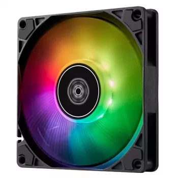 Ventilators Silverstone Air Slimmer 90 ARGB 9,2 cm Melns 500–2500 RPM