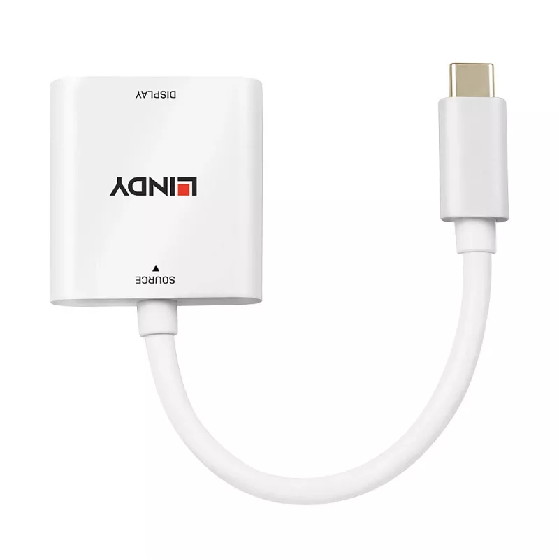 I/O pārveidotājs USB-C uz HDMI Lindy 43339 1 melns