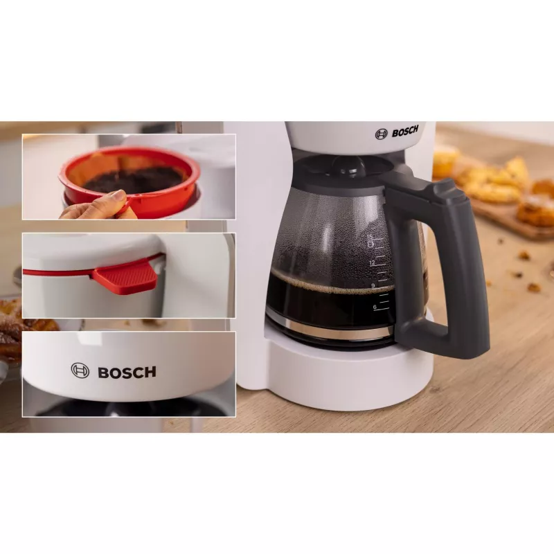 Bosch TKA3M131 kafijas automāts, manuāls pilināmais kafijas automāts, 1.25 L