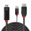 Lindy 2m HDMI–DisplayPort kabelis HDMI USB Type-A DisplayPort