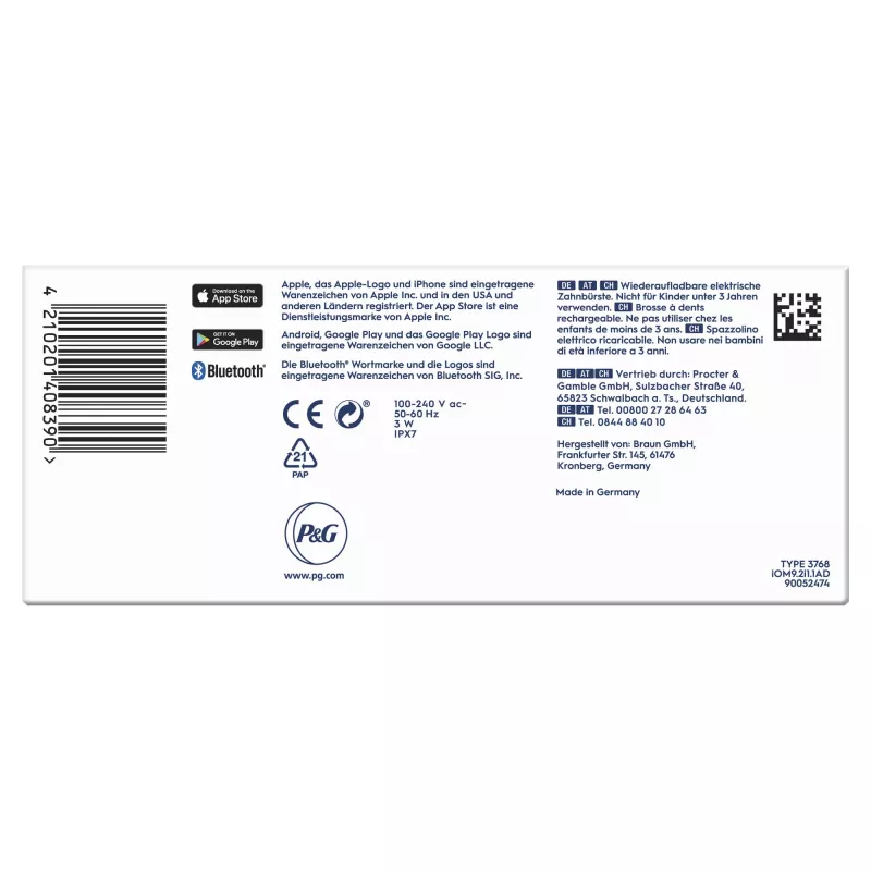Oral-B iO Series 9n pieaugušo rotējoši svārstīga zobu birste Rožu