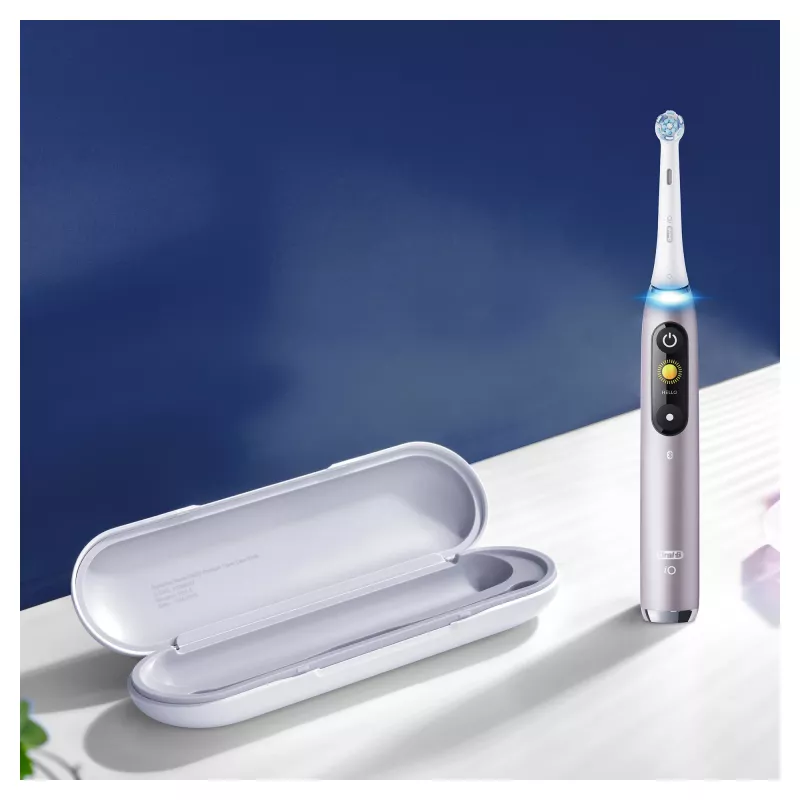 Oral-B iO Series 9n pieaugušo rotējoši svārstīga zobu birste Rožu