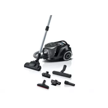 Bosch Serie 6 BGC41XSIL putekļsūcējs 2,4 L cilindriskā tipa putekļsūcējs Sausā tīrīšana 700 W bez maisiņa