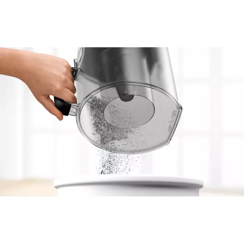 Bosch Serie 6 BGC41XSIL putekļsūcējs 2,4 L cilindriskā tipa putekļsūcējs Sausā tīrīšana 700 W bez maisiņa