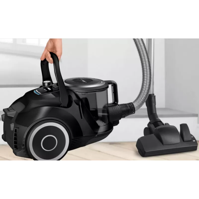 Bosch Serie 6 BGC41XSIL putekļsūcējs 2,4 L cilindriskā tipa putekļsūcējs Sausā tīrīšana 700 W bez maisiņa