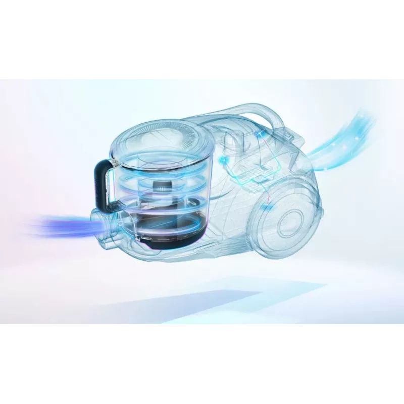 Bosch Serie 6 BGC41XSIL putekļsūcējs 2,4 L cilindriskā tipa putekļsūcējs Sausā tīrīšana 700 W bez maisiņa