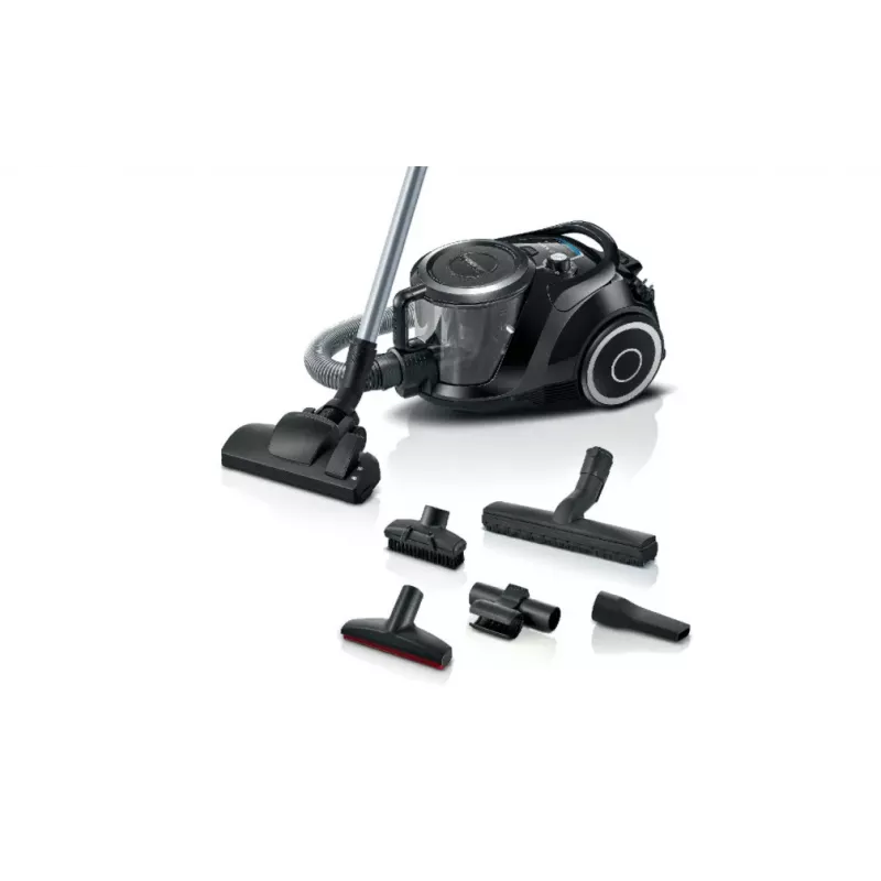 Bosch Serie 6 BGC41XSIL putekļsūcējs 2,4 L cilindriskā tipa putekļsūcējs Sausā tīrīšana 700 W bez maisiņa