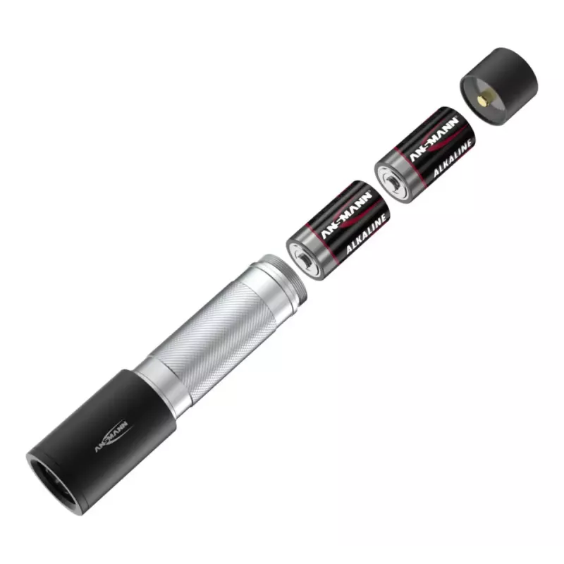 Universāls lukturītis Ansmann Daily Use 300B melns sudrabains LED 5W IPX4