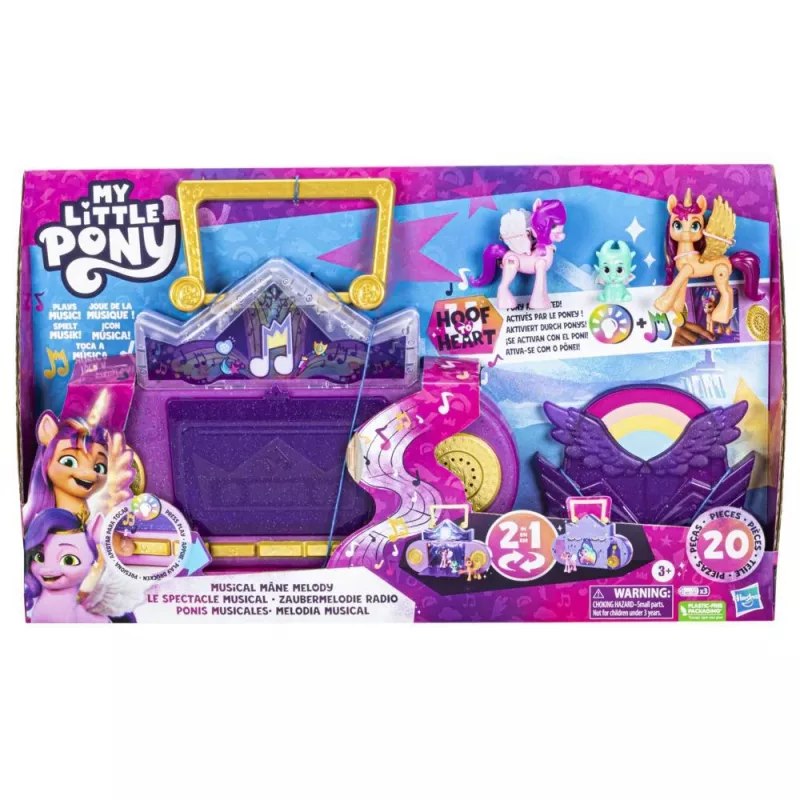 My Little Pony Make Your Mark Rotaļlieta Muzikālās Krēpes Melodija, Dzīvnieks, 3 gadi, AAA, Daudzkrāsains, Plastmasa