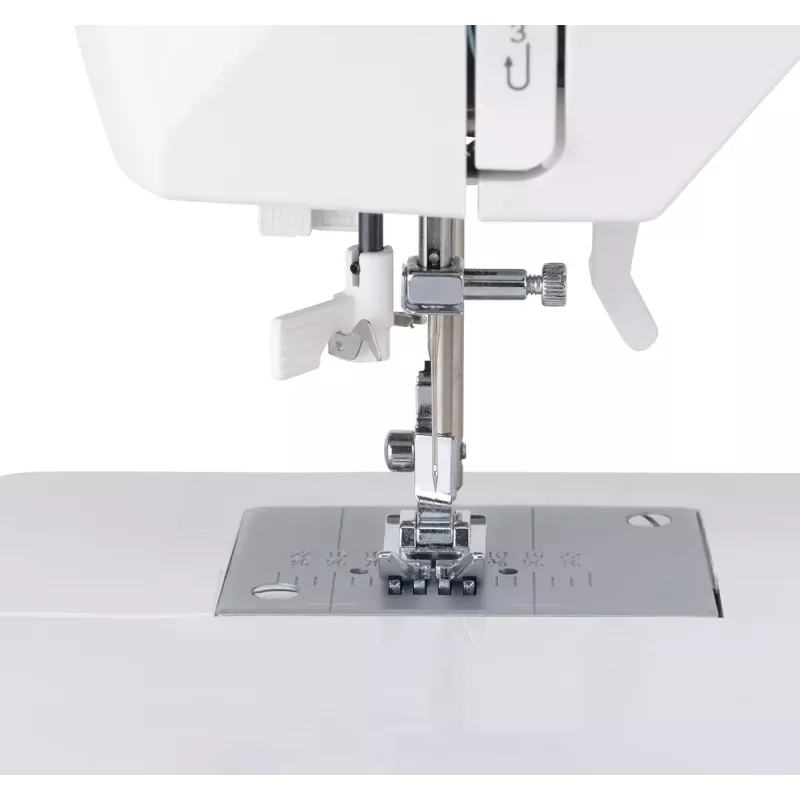 SINGER C5205-TQ automātiskā elektriskā šujmašīna — elektriska, 1 soļa pogcaurums, brīvroka piedurkne, skārienpogas/vadības pogas