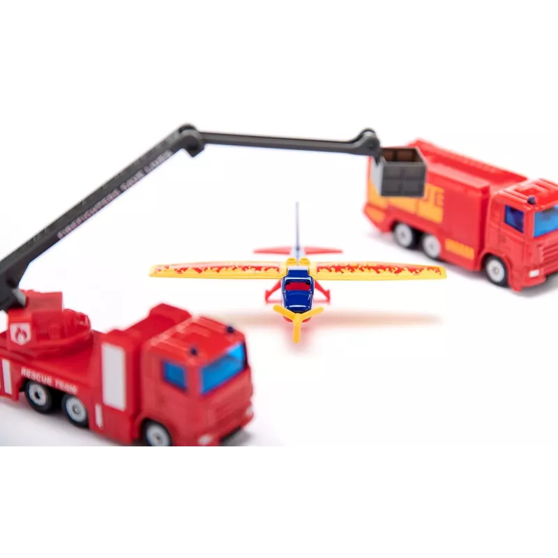 Siku Gift set Feuerwehr, Ugunsdzēsēju mašīna, 3 gadi, Metāls, Plastmasa, Melna, Oranža, Sarkana, Balta