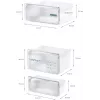 Siemens iQ100 KI87VNSE0 ledusskapis-sal dētava Iebūvēts 270 L Balts