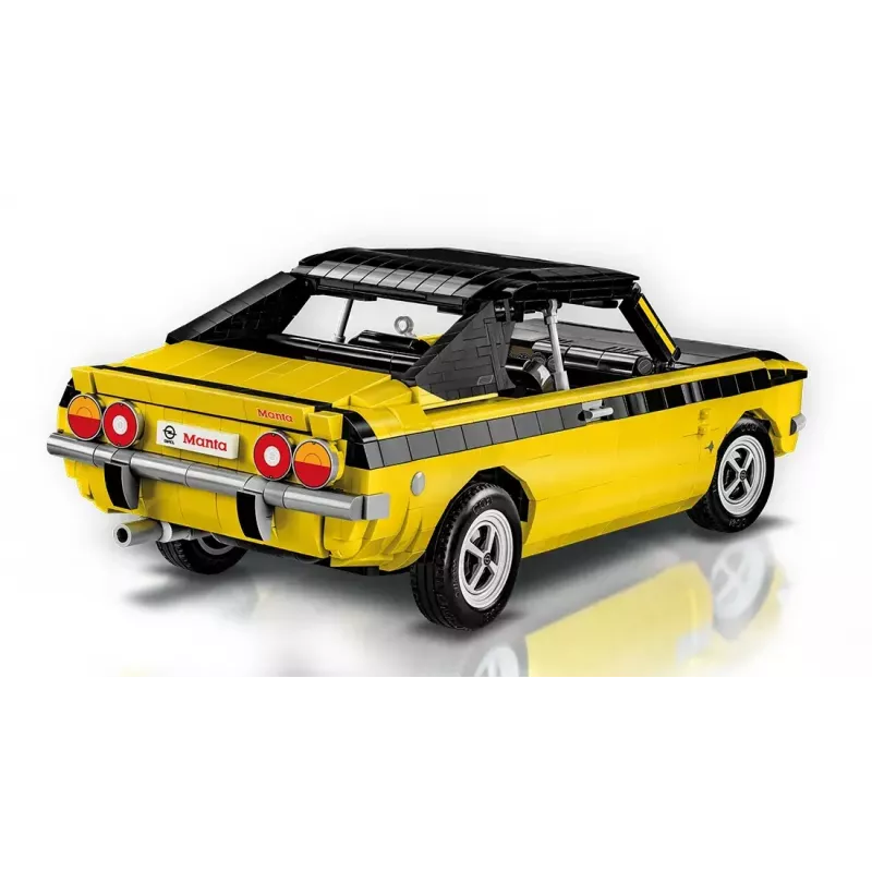 Konstrukciju rotaļlieta Cobi Opel Manta A 1970 mēroga 1:12 modelis, ķieģeļu komplekts