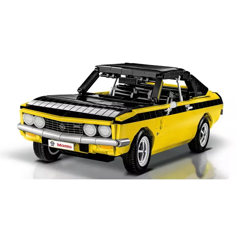 Konstrukciju rotaļlieta Cobi Opel Manta A 1970 mēroga 1:12 modelis, ķieģeļu komplekts