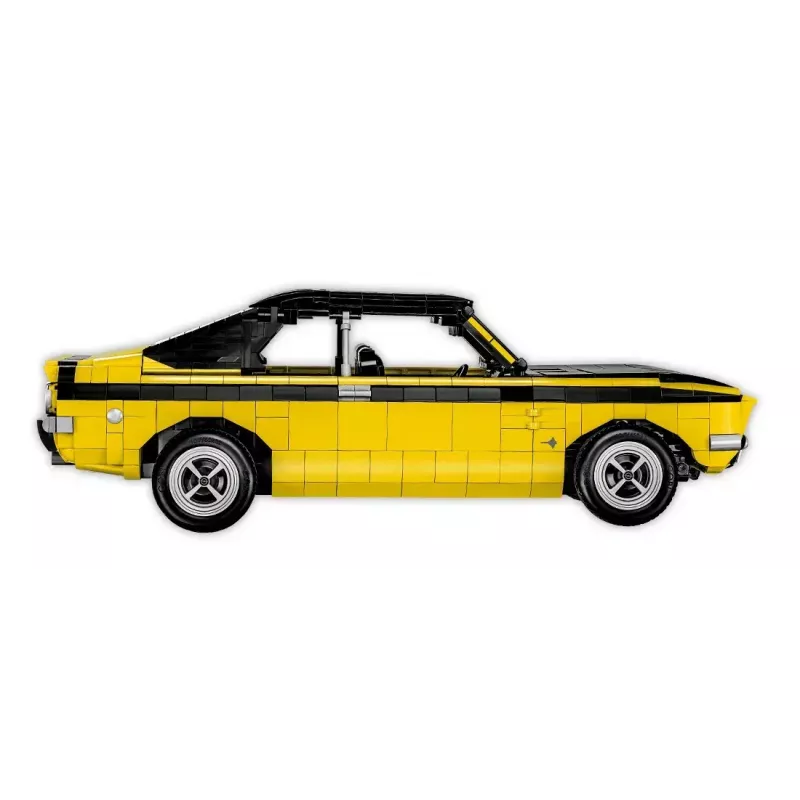 Konstrukciju rotaļlieta Cobi Opel Manta A 1970 mēroga 1:12 modelis, ķieģeļu komplekts