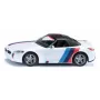 Siku sporta auto modelis BMW Z4 M40i, iepriekš salikts mērogā 1:50, G 40 mm × P 87 mm × A 29 mm