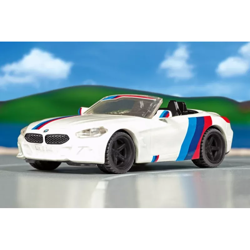 Siku sporta auto modelis BMW Z4 M40i, iepriekš salikts mērogā 1:50, G 40 mm × P 87 mm × A 29 mm