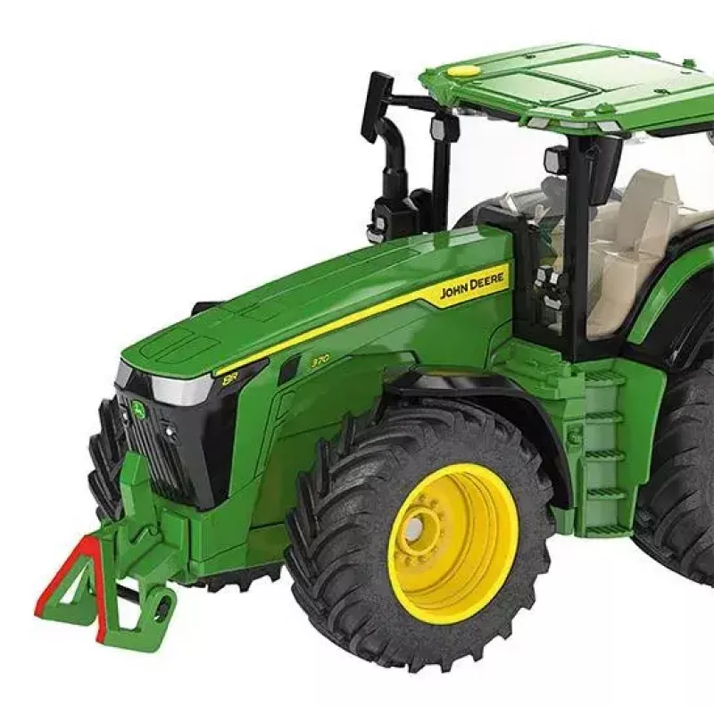Traktors Siku John Deere 8R 370 melns zaļš dzeltens