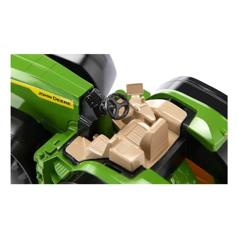Traktors Siku John Deere 8R 370 melns zaļš dzeltens